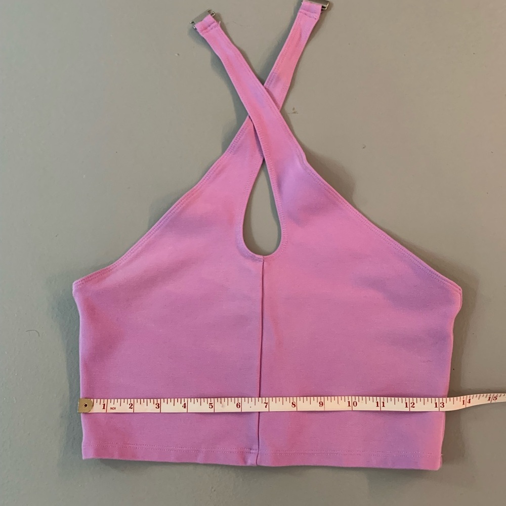 Cross cross crop top